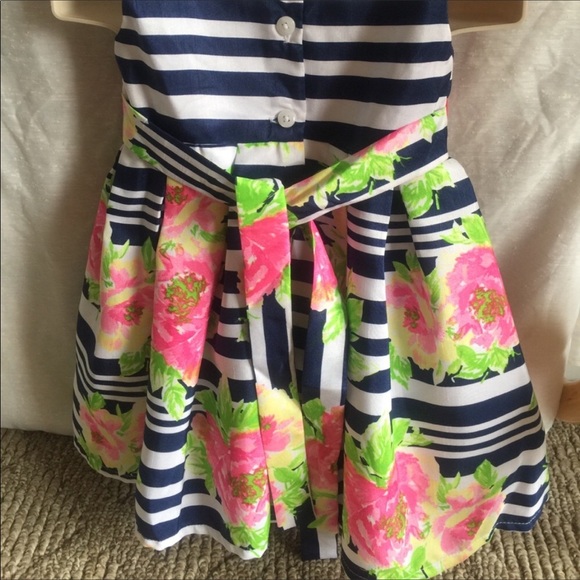 Gorgeous Girls floral and striped sleeveless dress - Picture 5 of 8